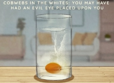 Cobwebs Egg Cleanse Meaning. Cobwebs mean someone has placed a curse on you.